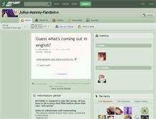 Tablet Screenshot of julius-monrey-fandom.deviantart.com