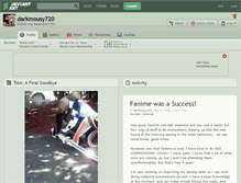Tablet Screenshot of darkmousy720.deviantart.com
