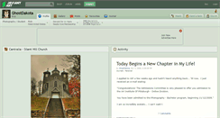Desktop Screenshot of ghostdakota.deviantart.com