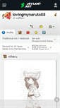 Mobile Screenshot of lovingmynaruto88.deviantart.com