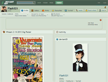 Tablet Screenshot of flash321.deviantart.com