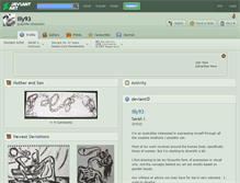 Tablet Screenshot of illy93.deviantart.com