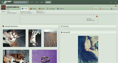 Desktop Screenshot of nocturnalemo.deviantart.com