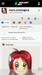 Mobile Screenshot of mors-ontologica.deviantart.com