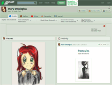 Tablet Screenshot of mors-ontologica.deviantart.com