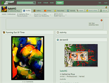 Tablet Screenshot of kateng.deviantart.com