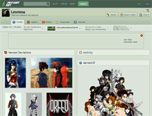 Tablet Screenshot of leomosa.deviantart.com