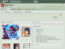 Tablet Screenshot of hitokiri-club.deviantart.com