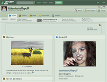 Tablet Screenshot of littlemisshufflepuff.deviantart.com