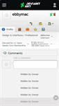 Mobile Screenshot of ebbymac.deviantart.com