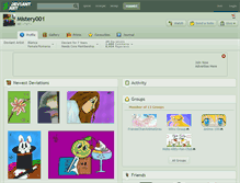 Tablet Screenshot of mistery001.deviantart.com