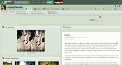 Desktop Screenshot of longingchainsme.deviantart.com
