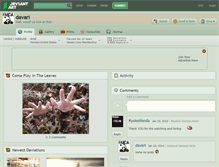 Tablet Screenshot of davari.deviantart.com