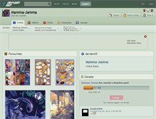 Tablet Screenshot of mamma-jamma.deviantart.com