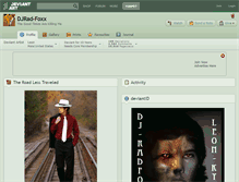 Tablet Screenshot of djrad-foxx.deviantart.com