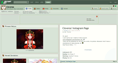 Desktop Screenshot of cloveras.deviantart.com