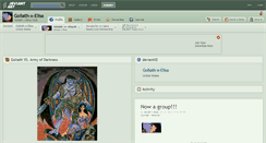 Desktop Screenshot of goliath-x-elisa.deviantart.com