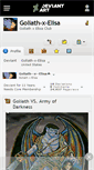 Mobile Screenshot of goliath-x-elisa.deviantart.com