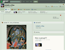 Tablet Screenshot of goliath-x-elisa.deviantart.com