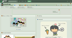 Desktop Screenshot of carrotfreak.deviantart.com