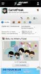 Mobile Screenshot of carrotfreak.deviantart.com