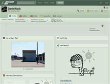 Tablet Screenshot of danielrock.deviantart.com