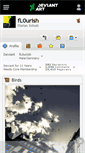 Mobile Screenshot of fl0urish.deviantart.com