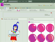 Tablet Screenshot of ponfuusen.deviantart.com