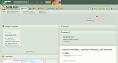 Desktop Screenshot of hentai-lovers.deviantart.com