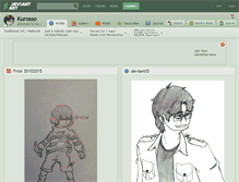Tablet Screenshot of kurosso.deviantart.com