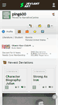Mobile Screenshot of ping600.deviantart.com