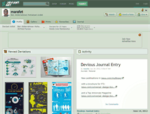 Tablet Screenshot of marafet.deviantart.com