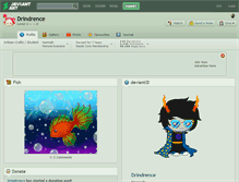 Tablet Screenshot of drindrence.deviantart.com