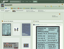 Tablet Screenshot of nando2805.deviantart.com