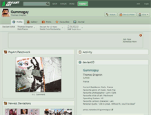 Tablet Screenshot of gummoguy.deviantart.com