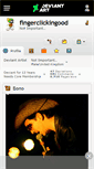 Mobile Screenshot of fingerclickingood.deviantart.com