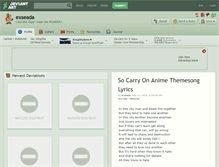 Tablet Screenshot of exseada.deviantart.com
