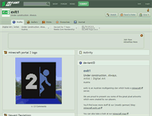 Tablet Screenshot of exit1.deviantart.com
