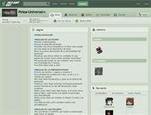 Tablet Screenshot of pelea-universal.deviantart.com