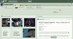Desktop Screenshot of omega-knight01.deviantart.com