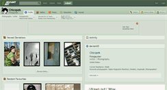 Desktop Screenshot of chicopek.deviantart.com