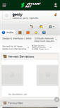 Mobile Screenshot of geniy.deviantart.com