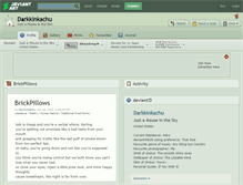 Tablet Screenshot of darkkinkachu.deviantart.com
