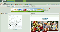 Desktop Screenshot of cleas.deviantart.com