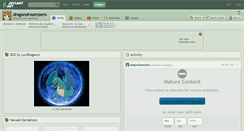 Desktop Screenshot of dragondreamzero.deviantart.com