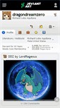 Mobile Screenshot of dragondreamzero.deviantart.com
