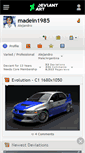 Mobile Screenshot of madein1985.deviantart.com