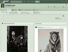 Tablet Screenshot of crystalsexyass.deviantart.com