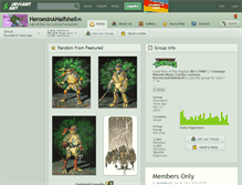 Tablet Screenshot of heroesinahalfshell.deviantart.com