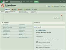 Tablet Screenshot of el-diablo-espana.deviantart.com